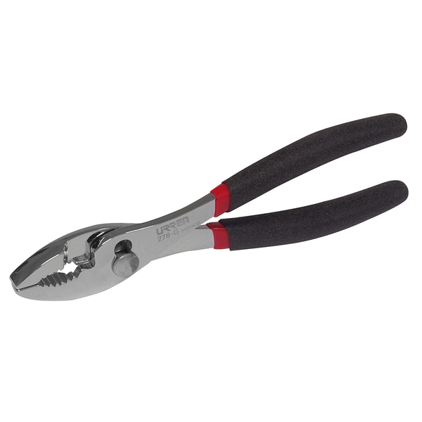 Urrea Slip joint plier with rubber grip 8" 278G